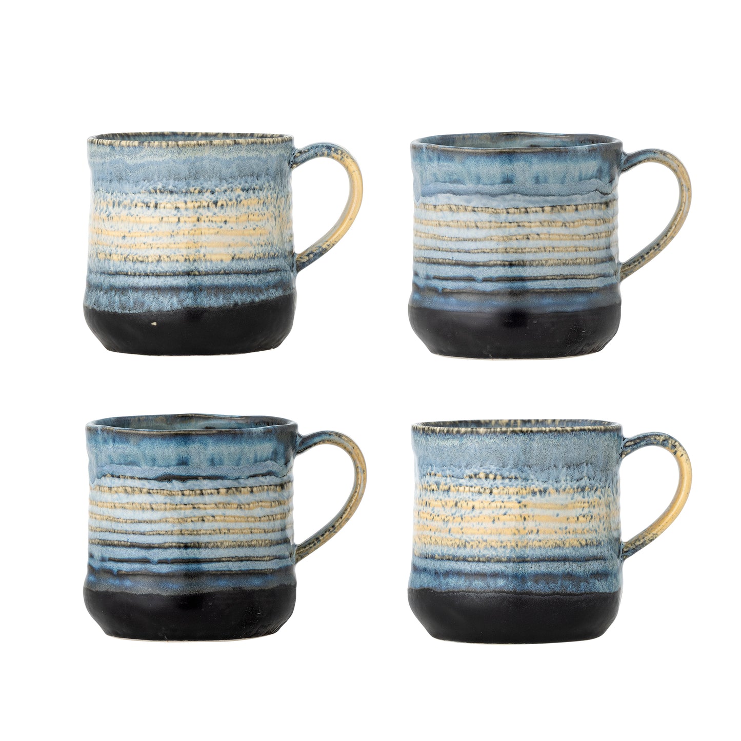 Deana: Tea Mug (Blue) Set of 4