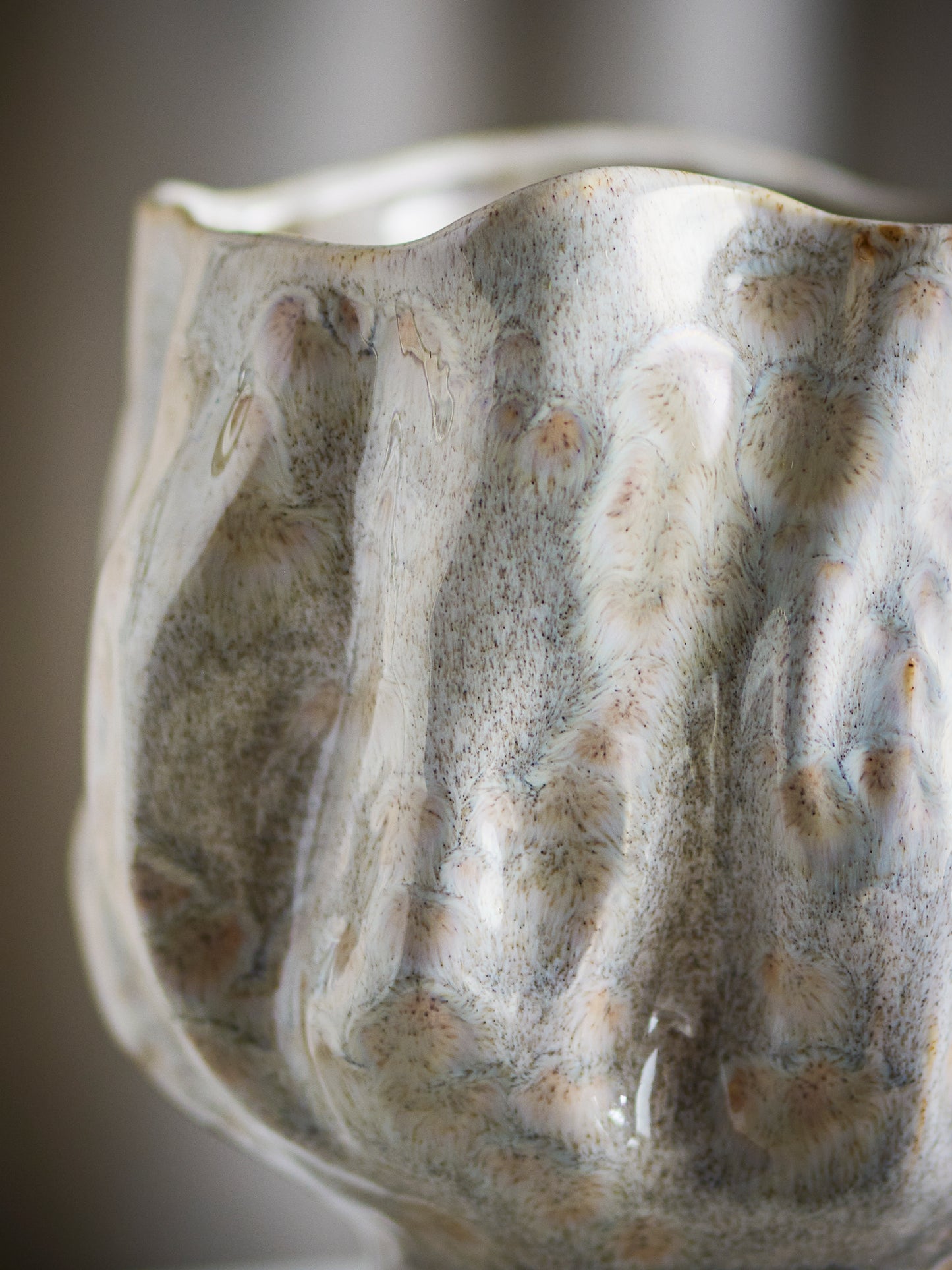 Adair Glazed Vase (White)