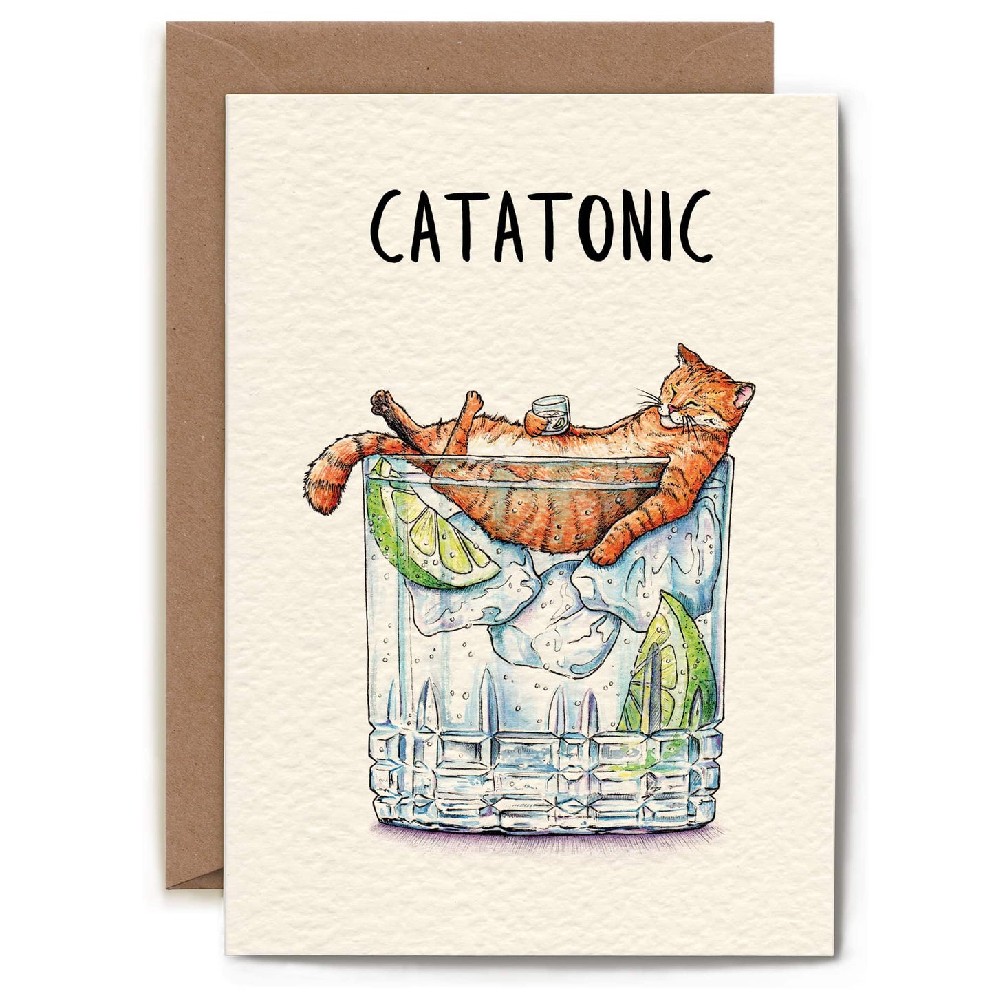 Catatonic Card - Everyday Card: 5" x 7"