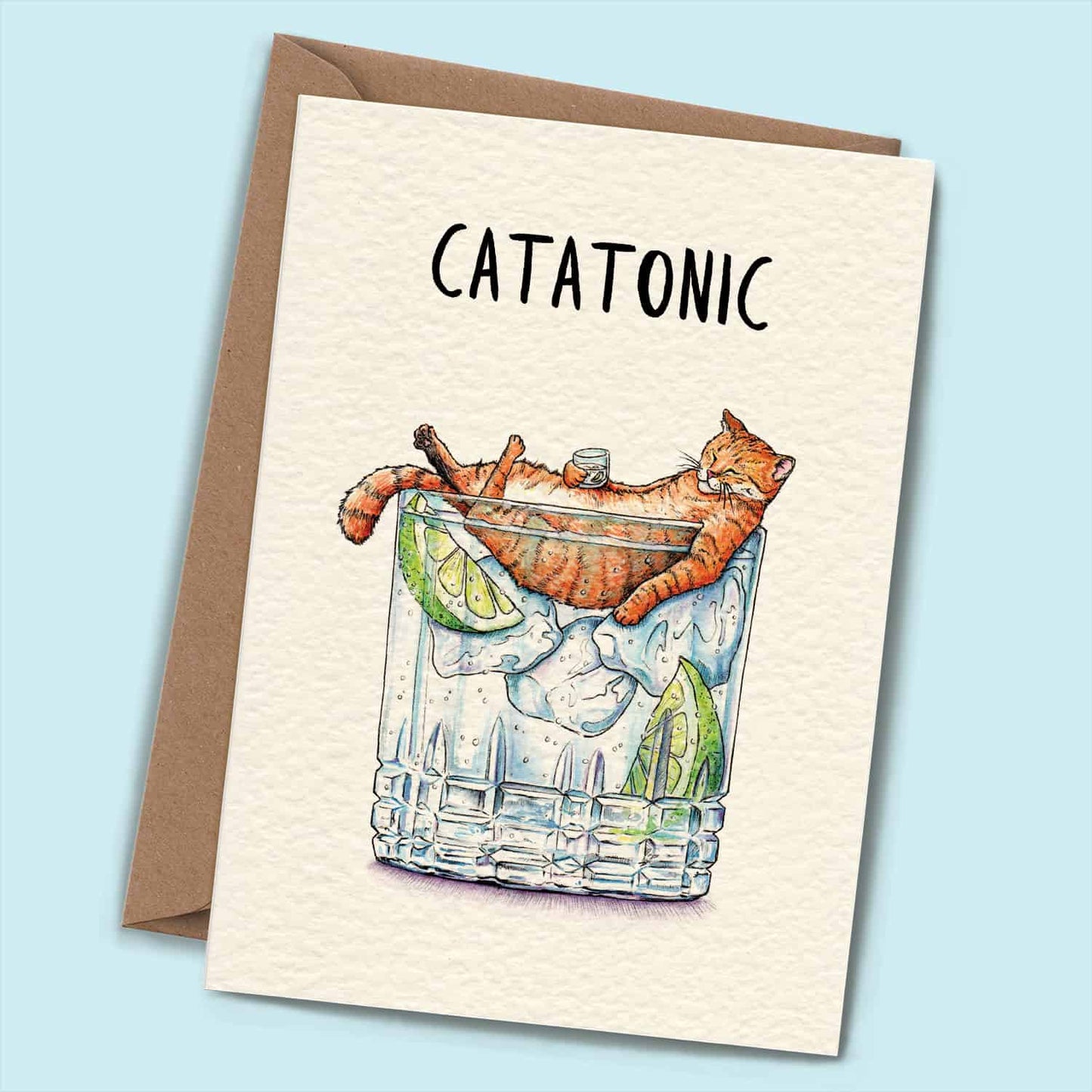 Catatonic Card - Everyday Card: 5" x 7"