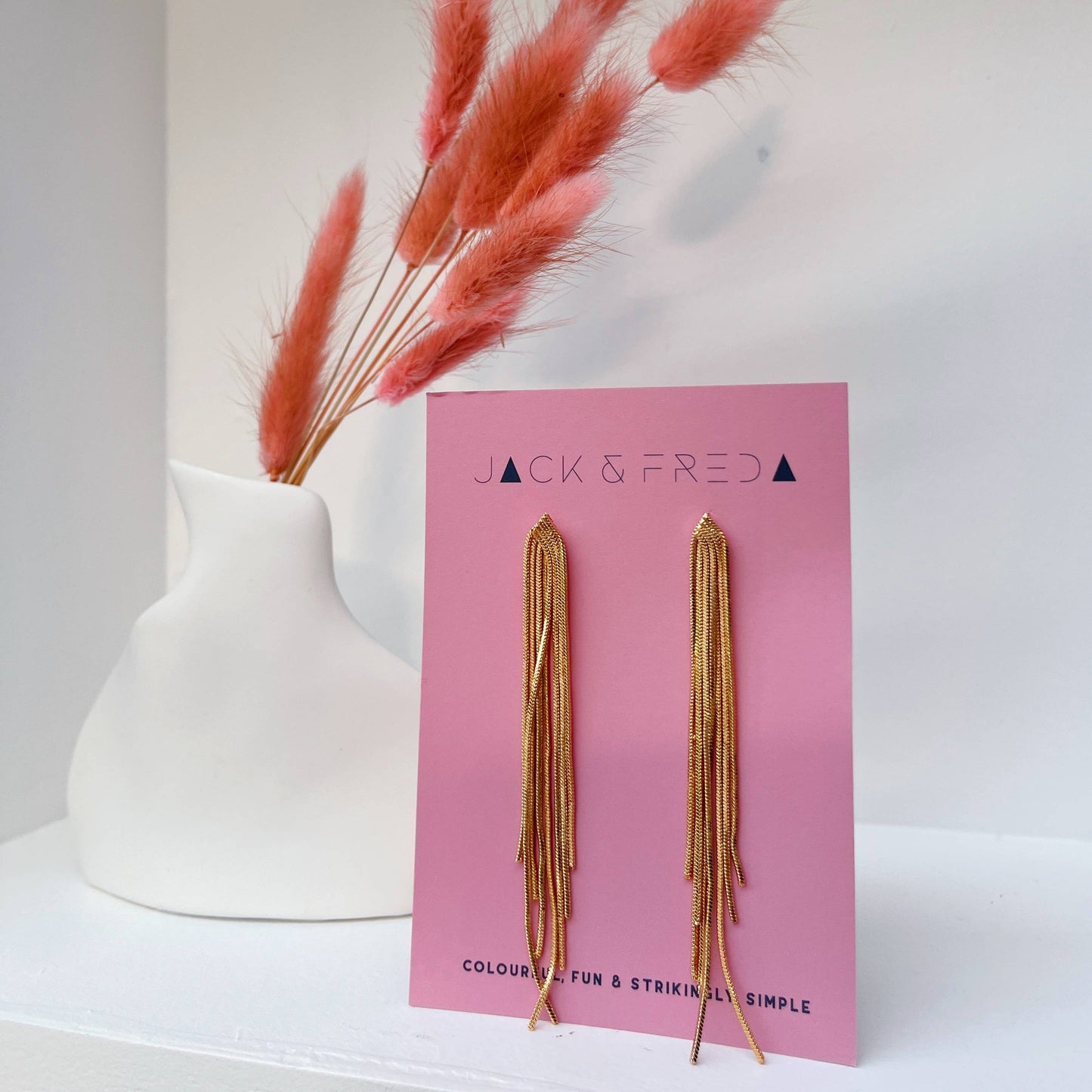 Luxe Tassel Earrings - Gold