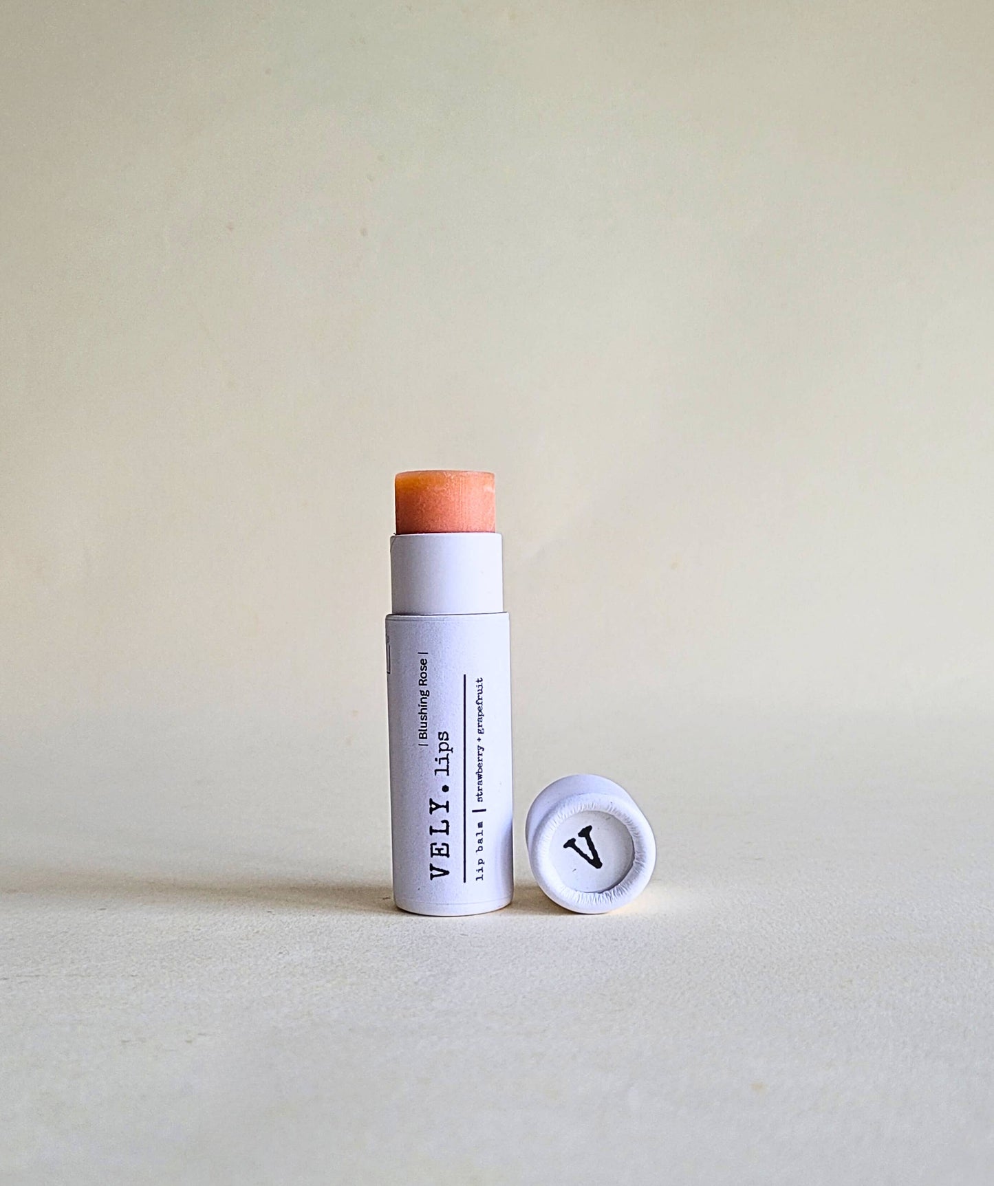 Natural Tinted Lip Balm with Grapefruit (Blushing Rose)