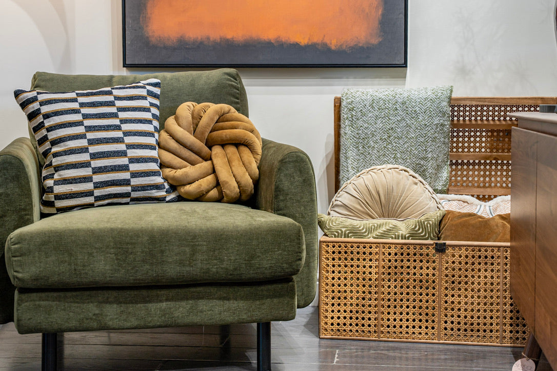 Monochrome Stripe Cushion