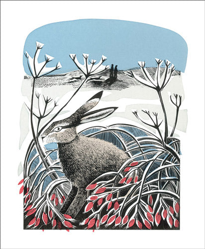 Winter Hare - Christmas Card