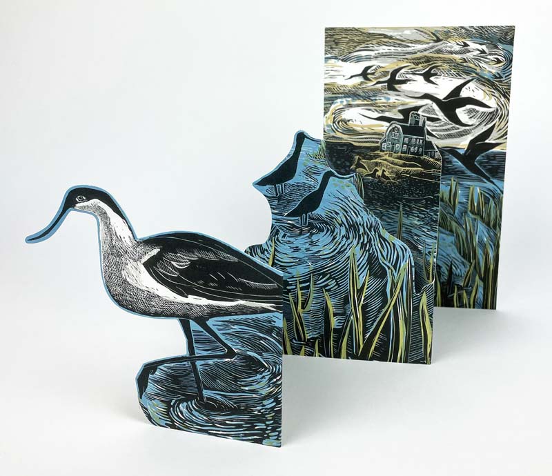 Avocets at Blakeney - Birthday Card