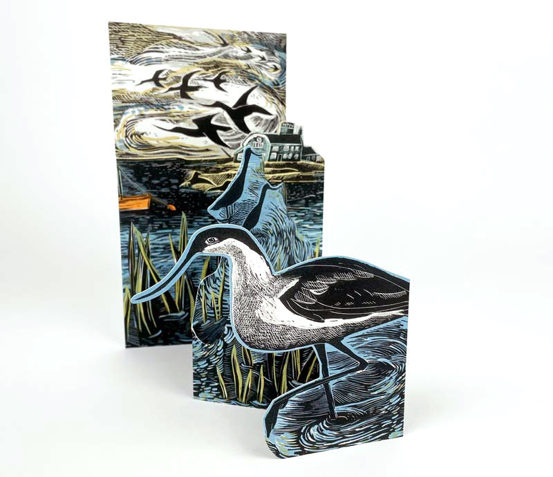 Avocets at Blakeney - Birthday Card