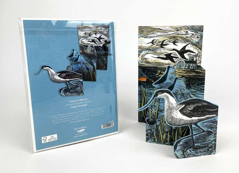 Avocets at Blakeney - Birthday Card