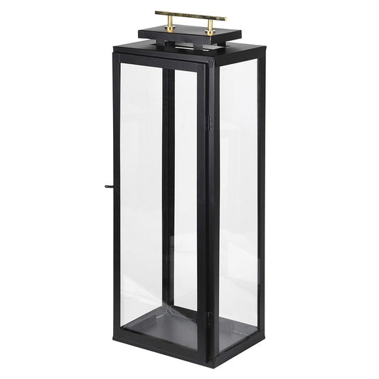 Tall Black Lantern H57cm