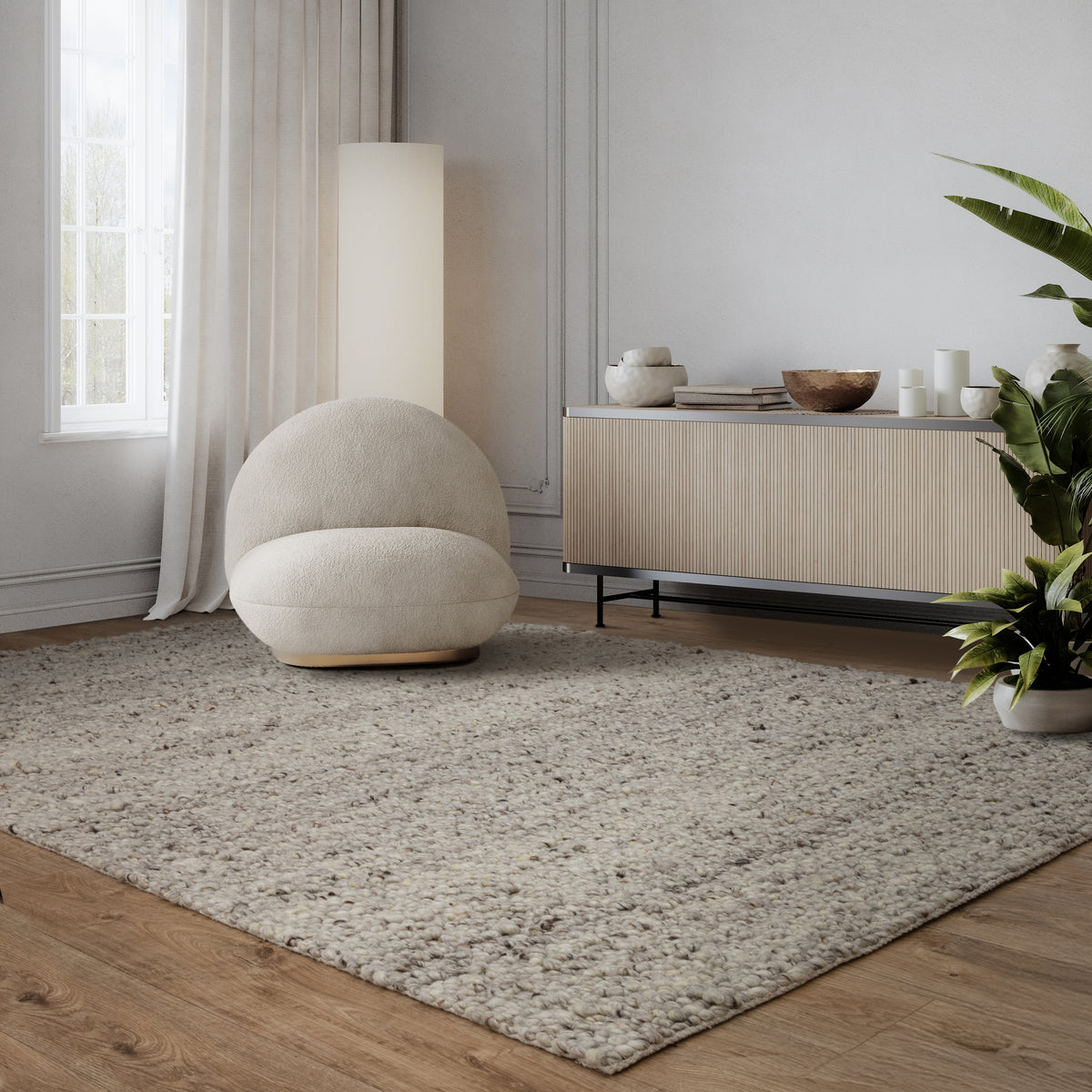 Adler Rug (Silver)