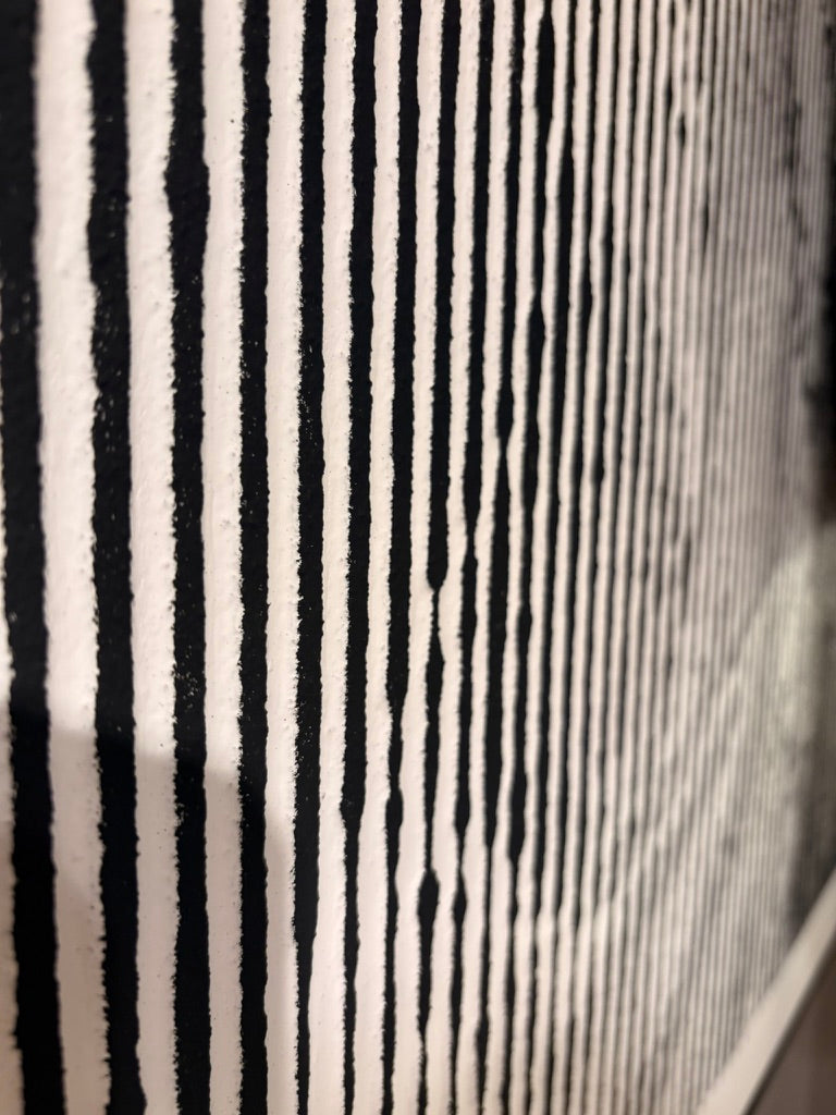 In the Night - Textural Artwork W90 x H120cm