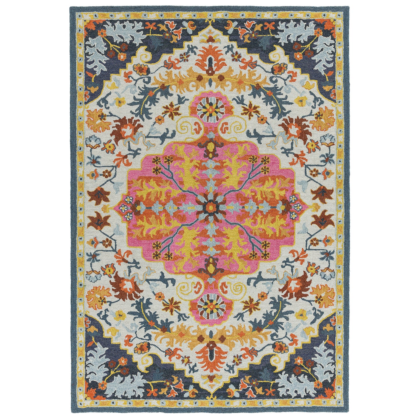Bronte Fine Loop Rug (Multi Colour)