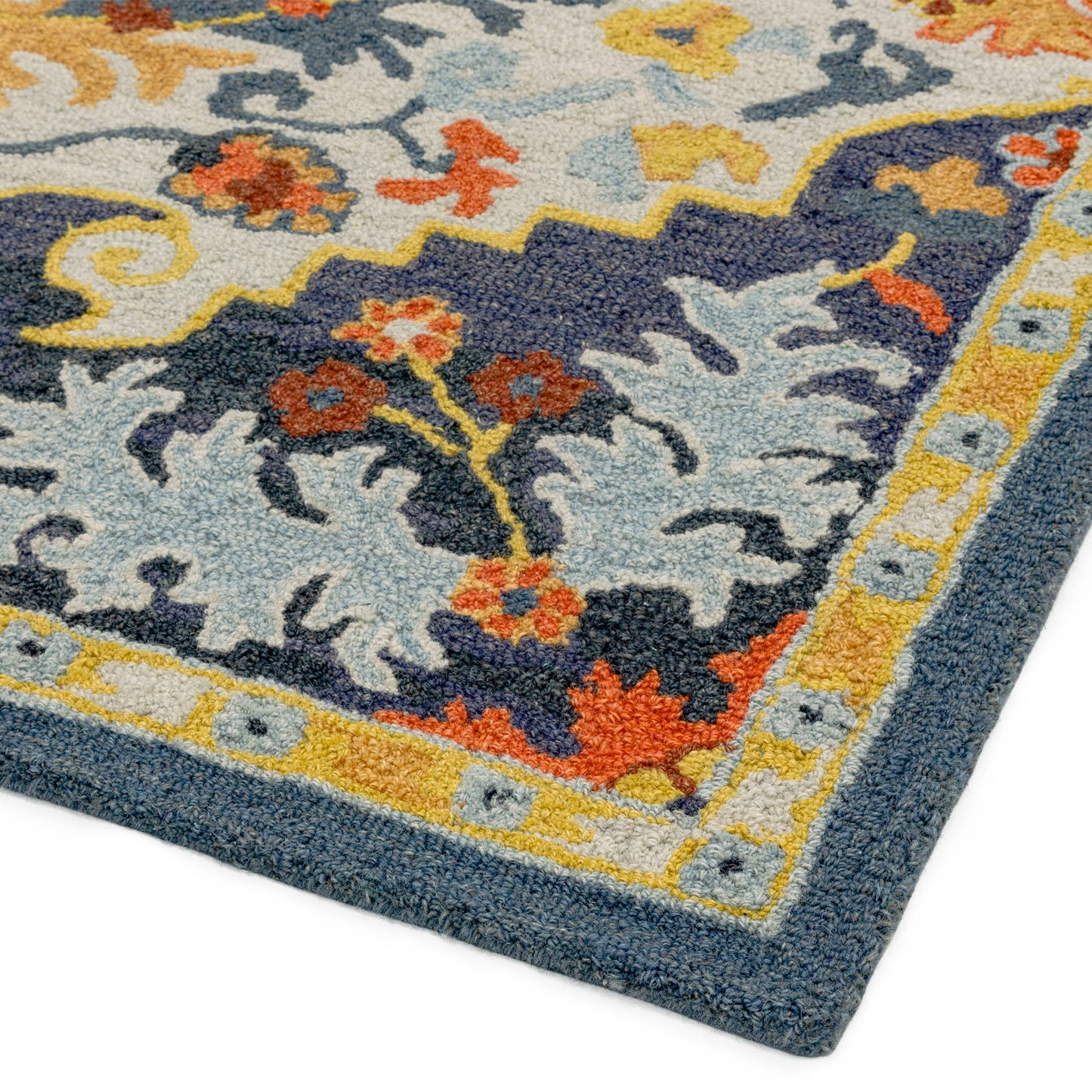 Bronte Fine Loop Rug (Multi Colour)