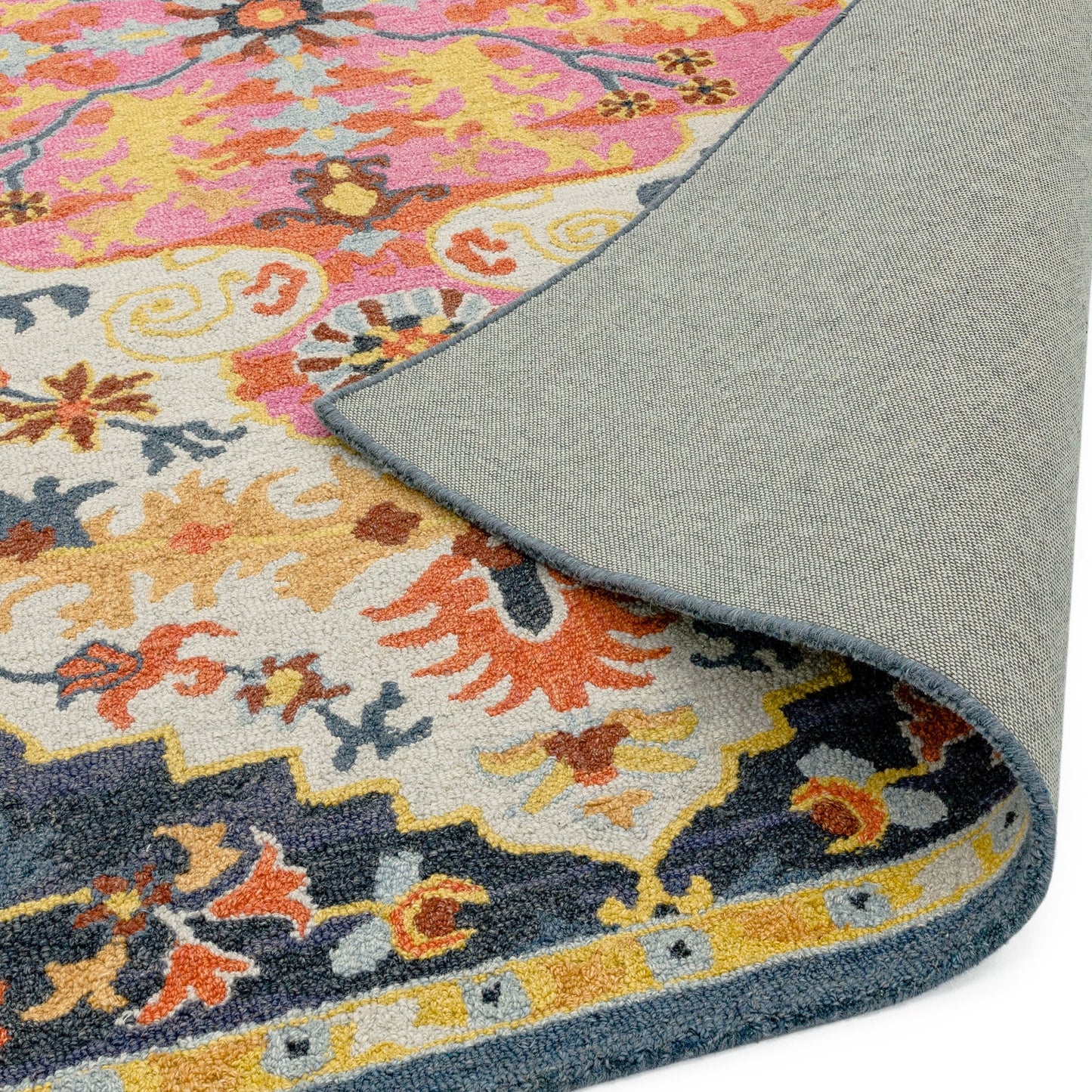 Bronte Fine Loop Rug (Multi Colour)