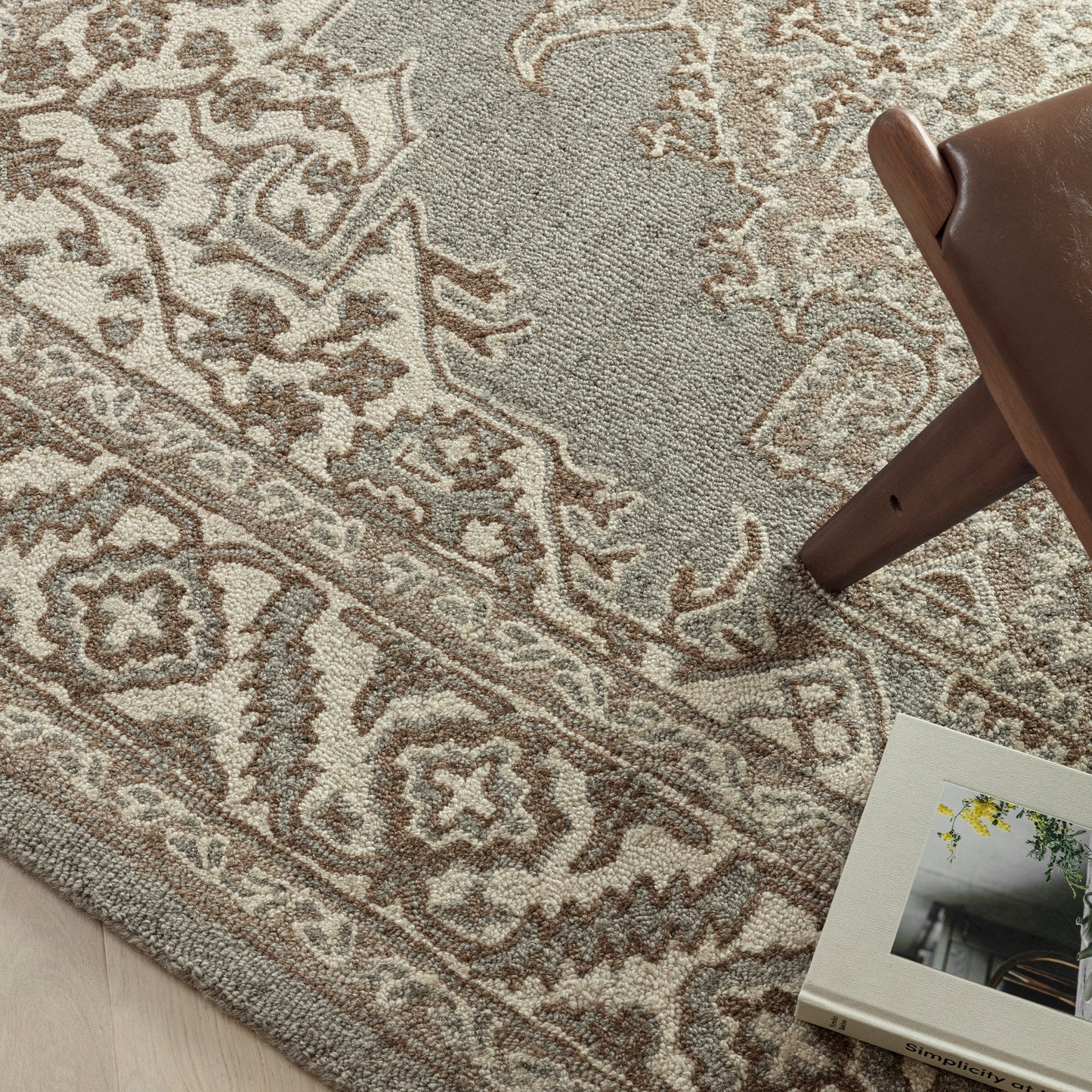 Bronte Fine Loop Rug (Natural)