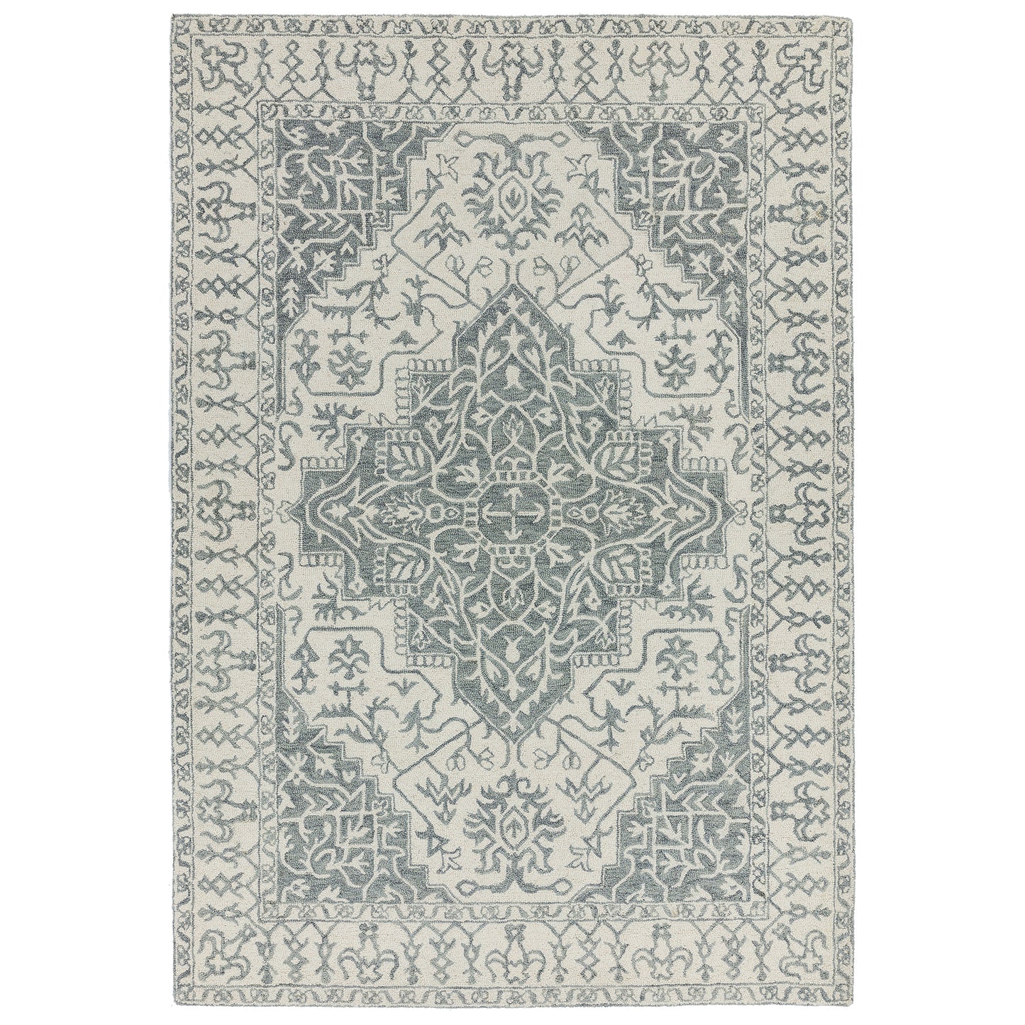 Bronte Fine Loop Rug (Silver)