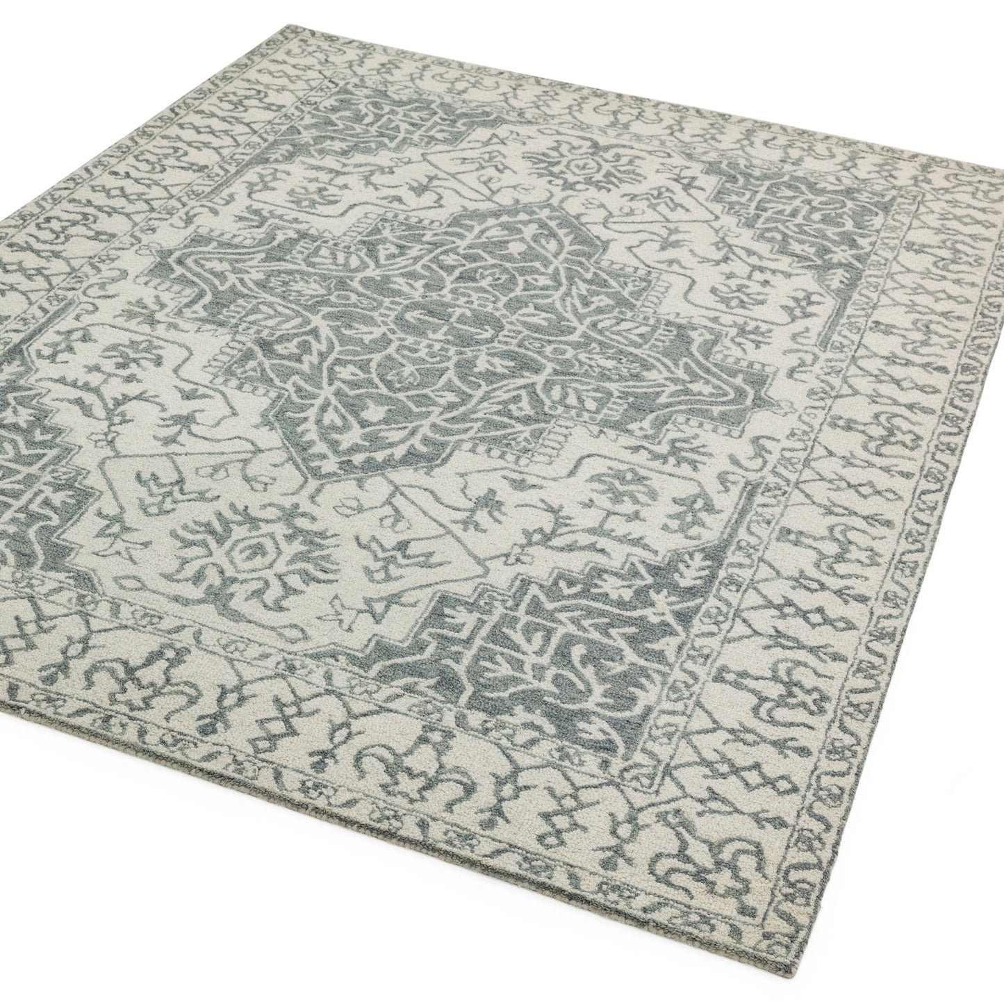 Bronte Fine Loop Rug (Silver)