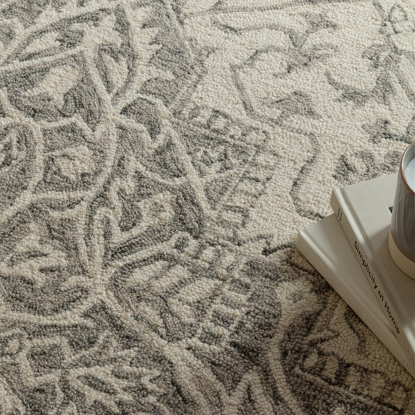 Bronte Fine Loop Rug (Smoke)