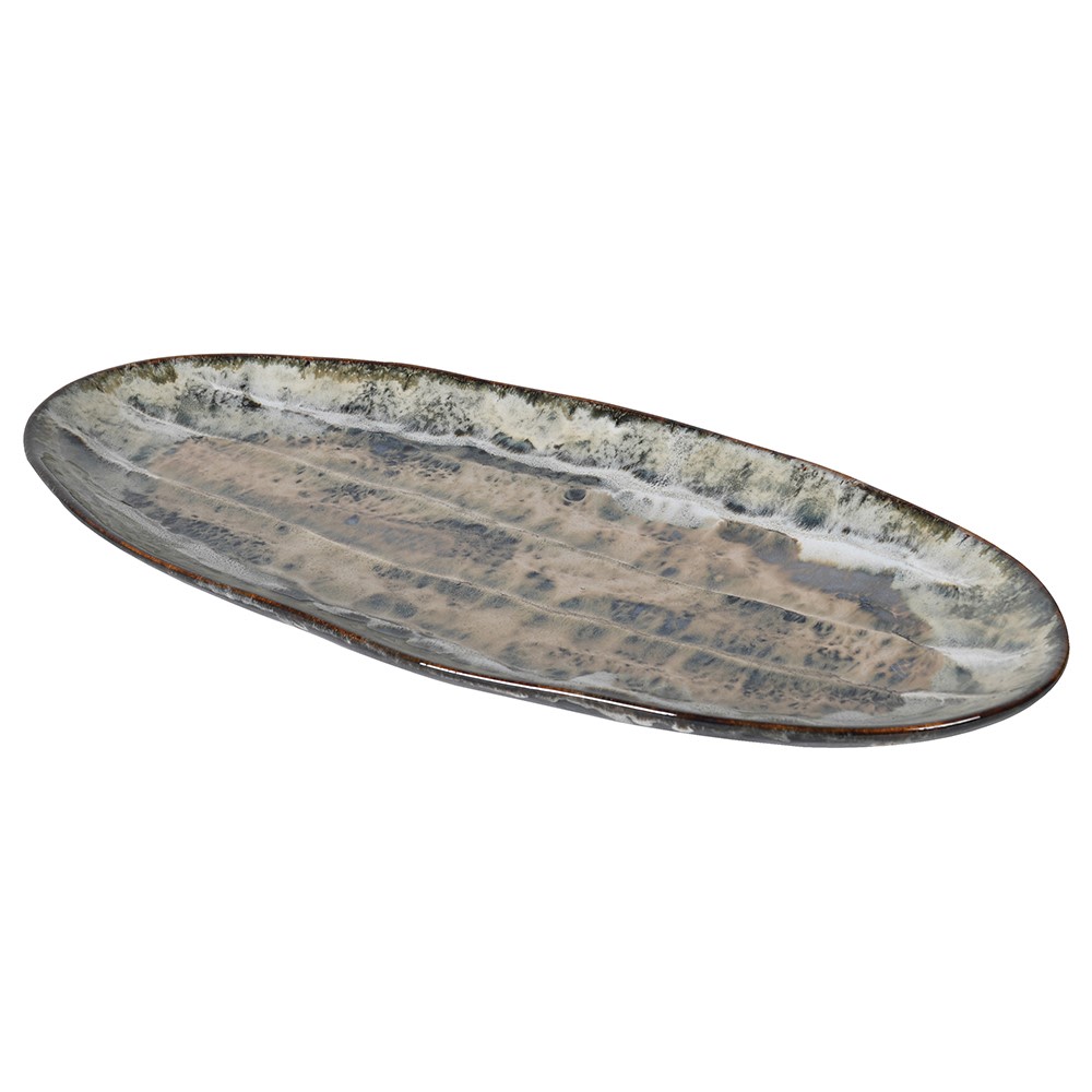 Ocean Glaze Serving Plate