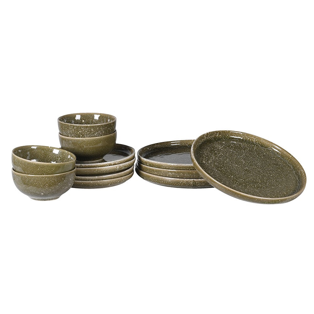 Speckled Green Dinner (12 Piece Set)