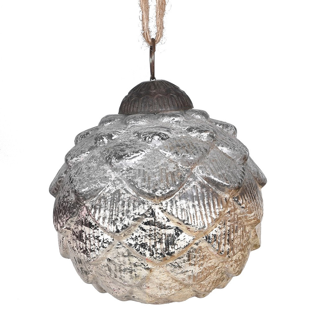 Faded Pine Bauble D10cm