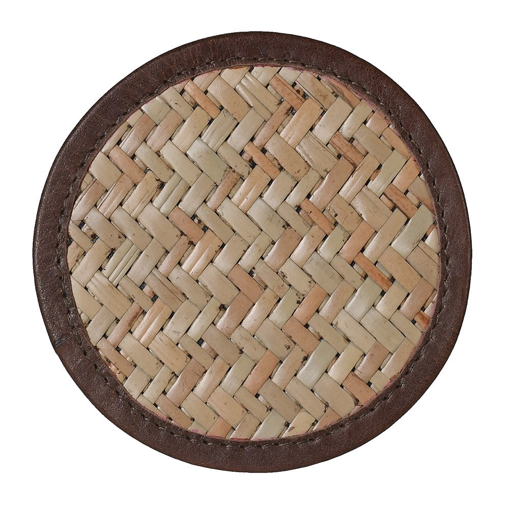 Chennai Leather Coaster (Set of 4)
