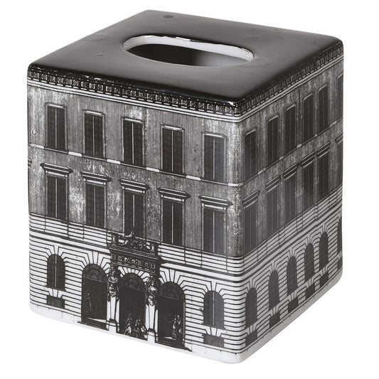 Townhouse Windows Tissue Box