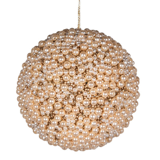 Gold Pearl Bauble D11cm