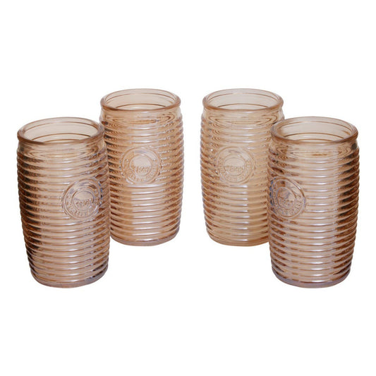 Dayla Ribbed Glass Tumbler
