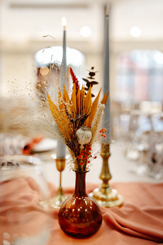 Set of 3 Glass Bud Vase