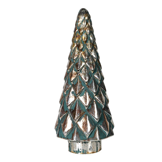 Forest Green Glass Tree
