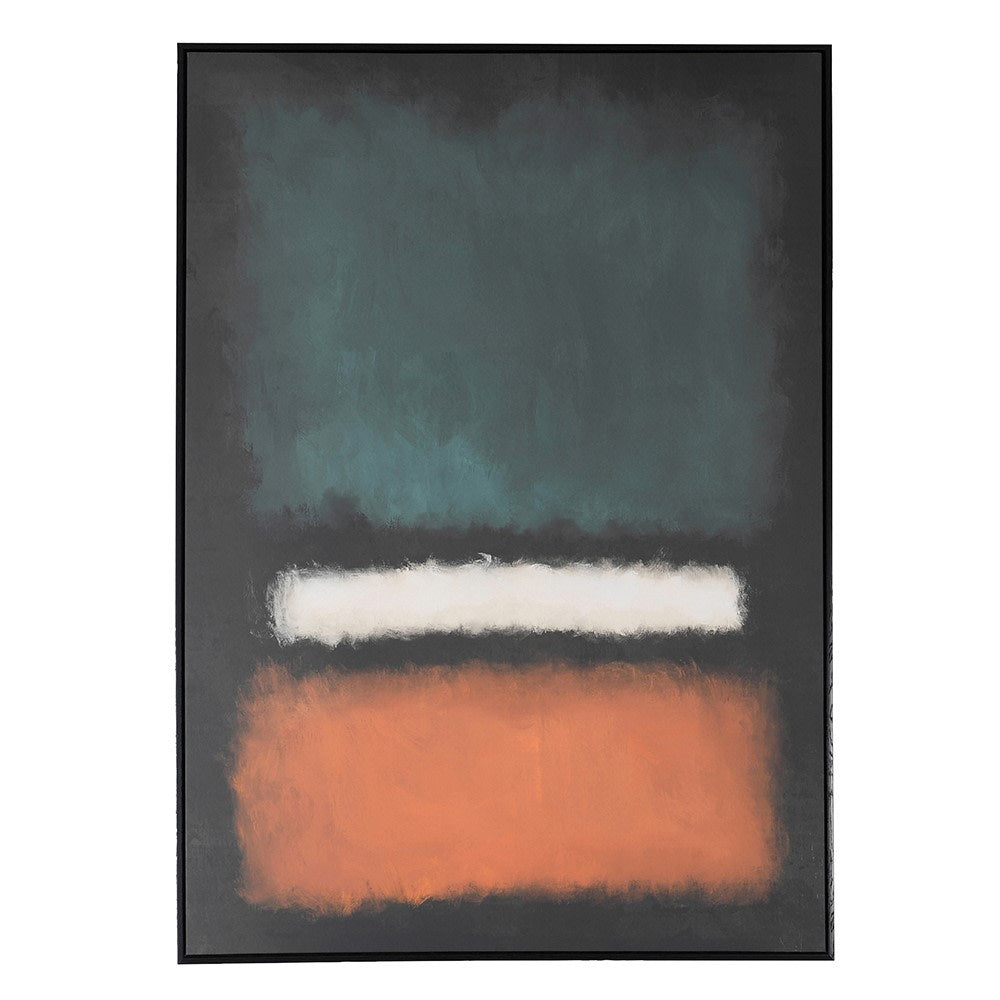 Rothko Style Framed Canvas W100 x H140cm