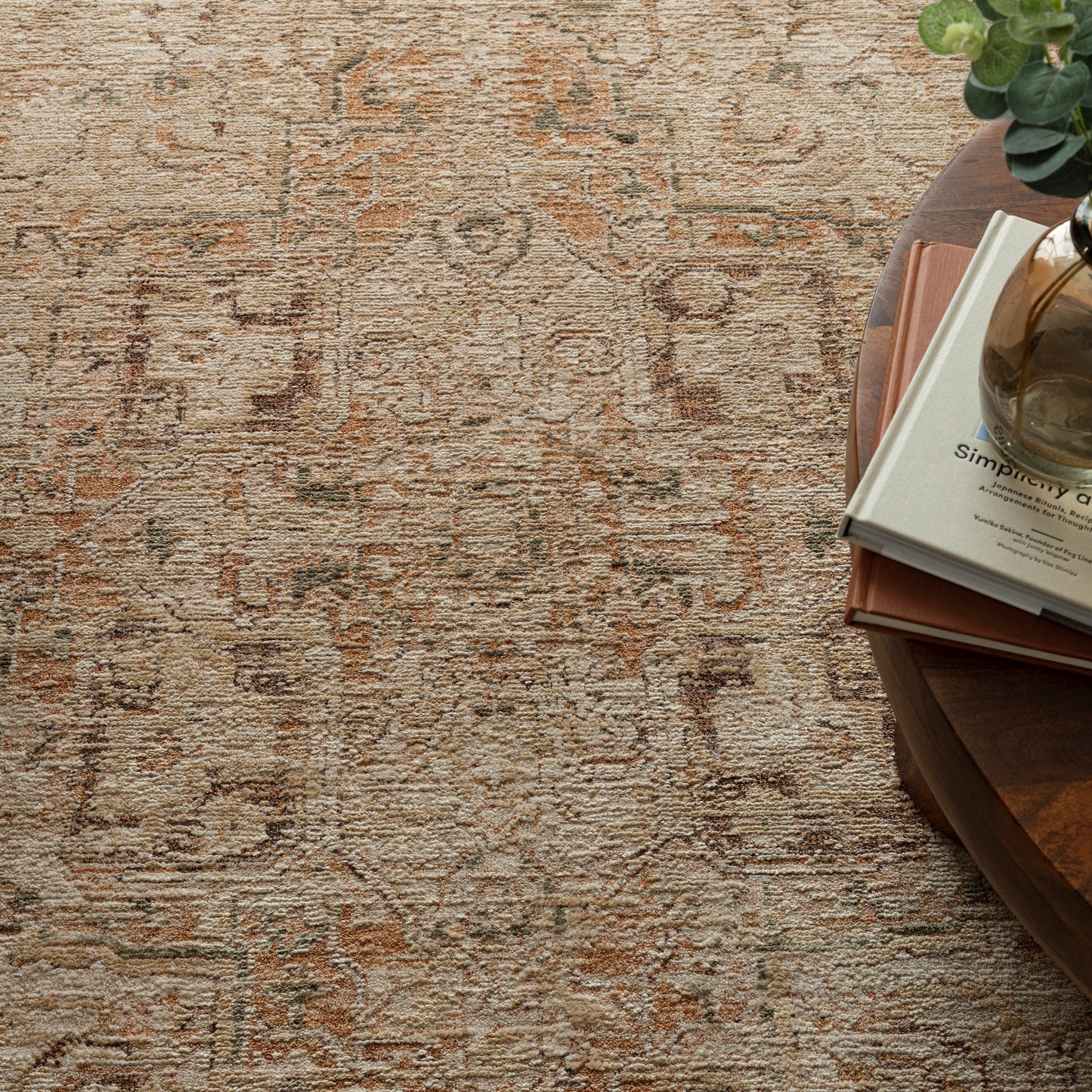 Heriz Serapi Rug (Copper)
