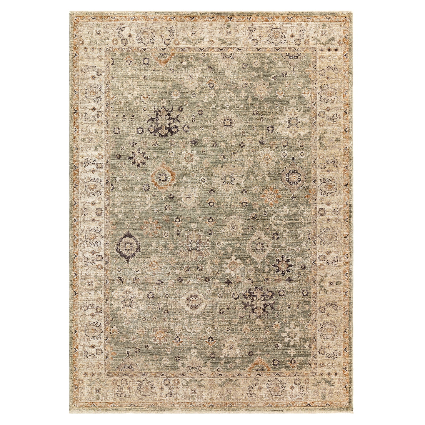 Heriz Ornate Rug (Green)