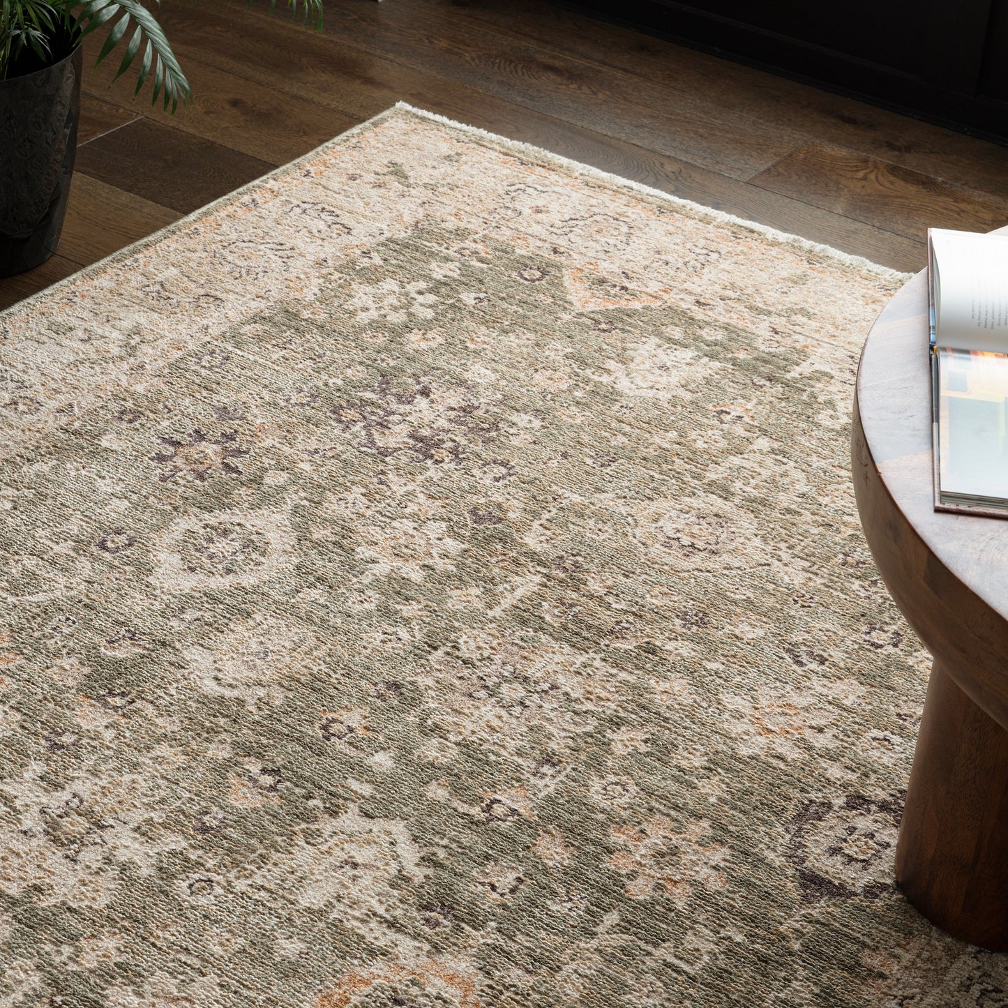 Heriz Ornate Rug (Green)