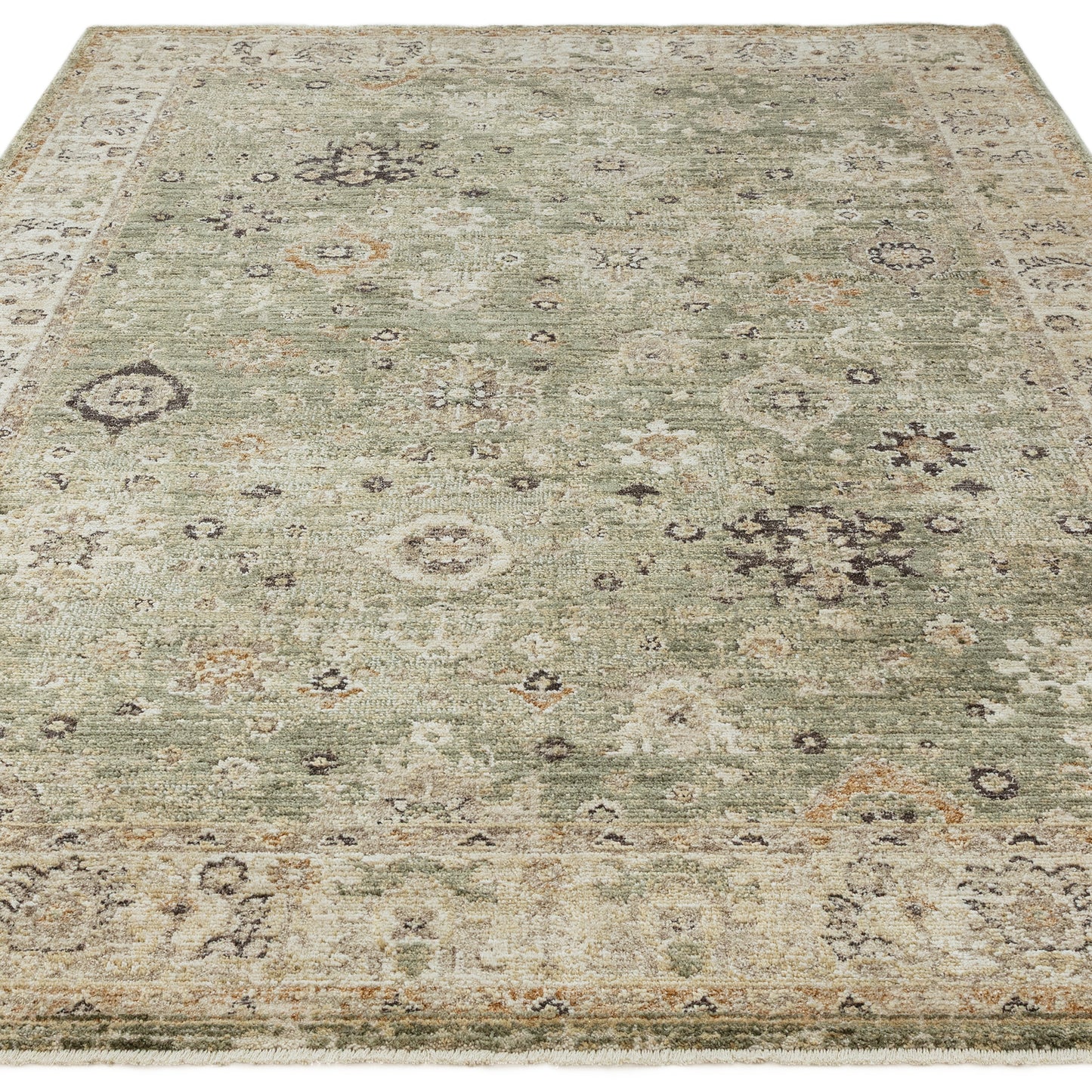 Heriz Ornate Rug (Green)