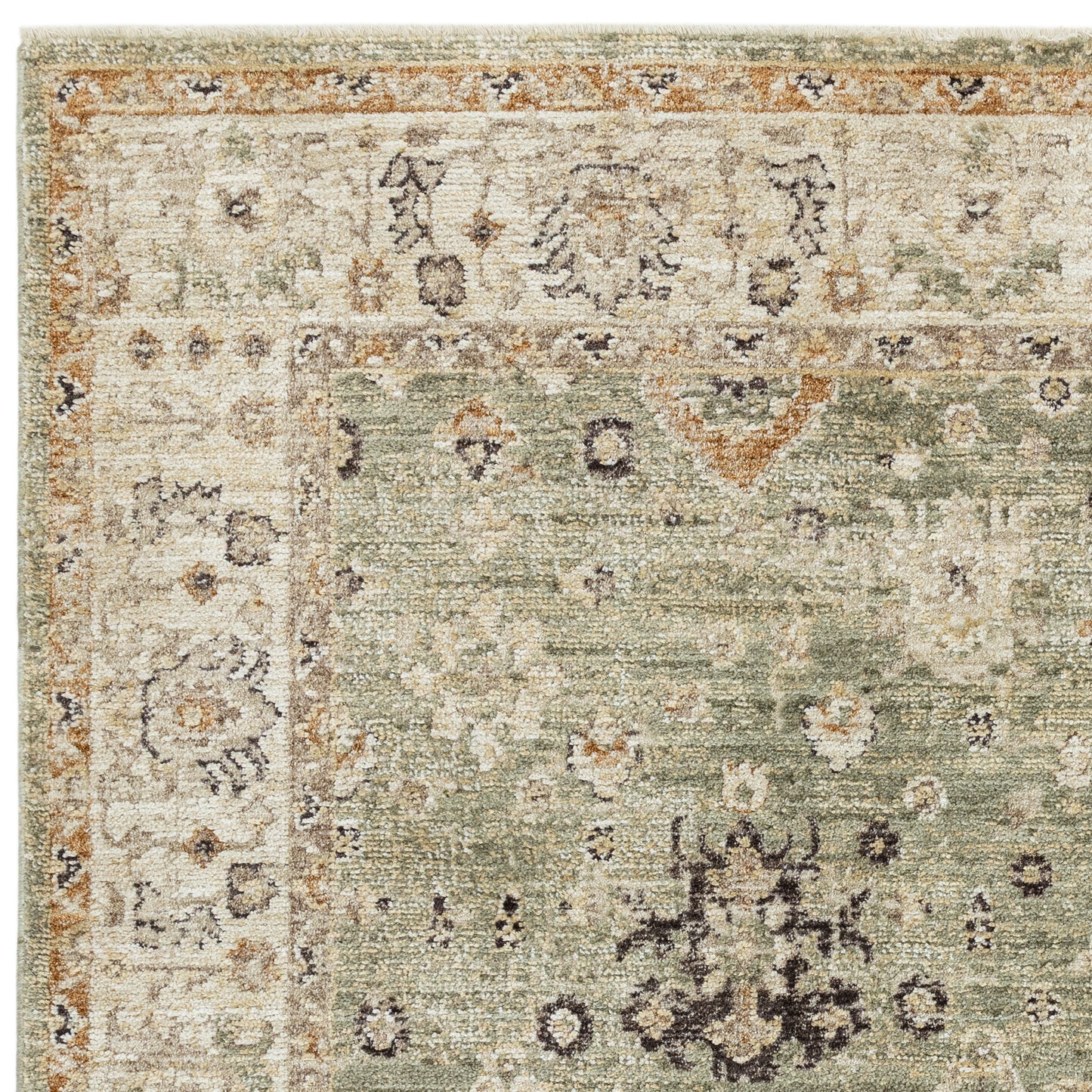 Heriz Ornate Rug (Green)