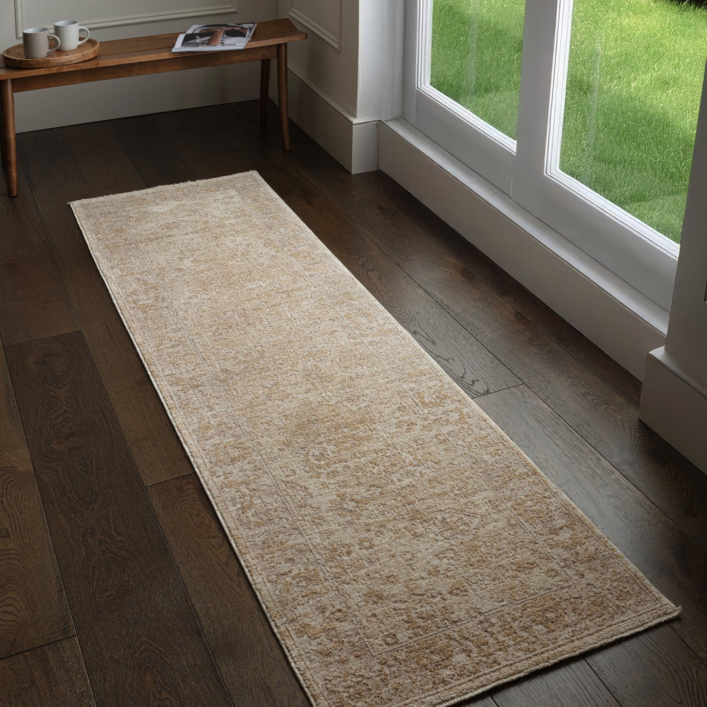 Heriz Ornate Rug (Beige)