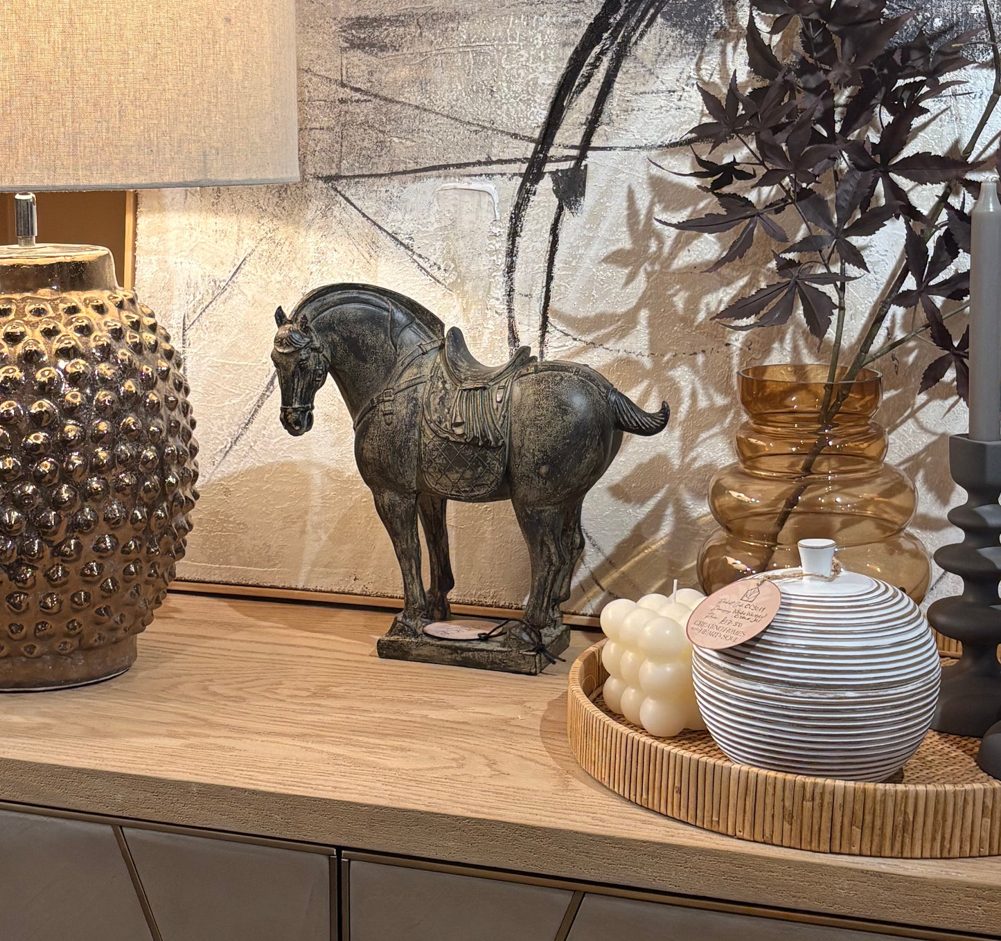 Rustic Style Horse Ornament