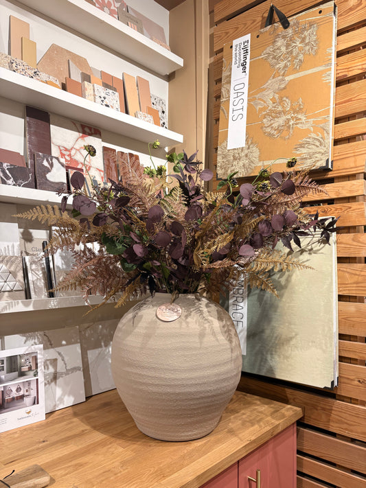 Textured Almond Vase