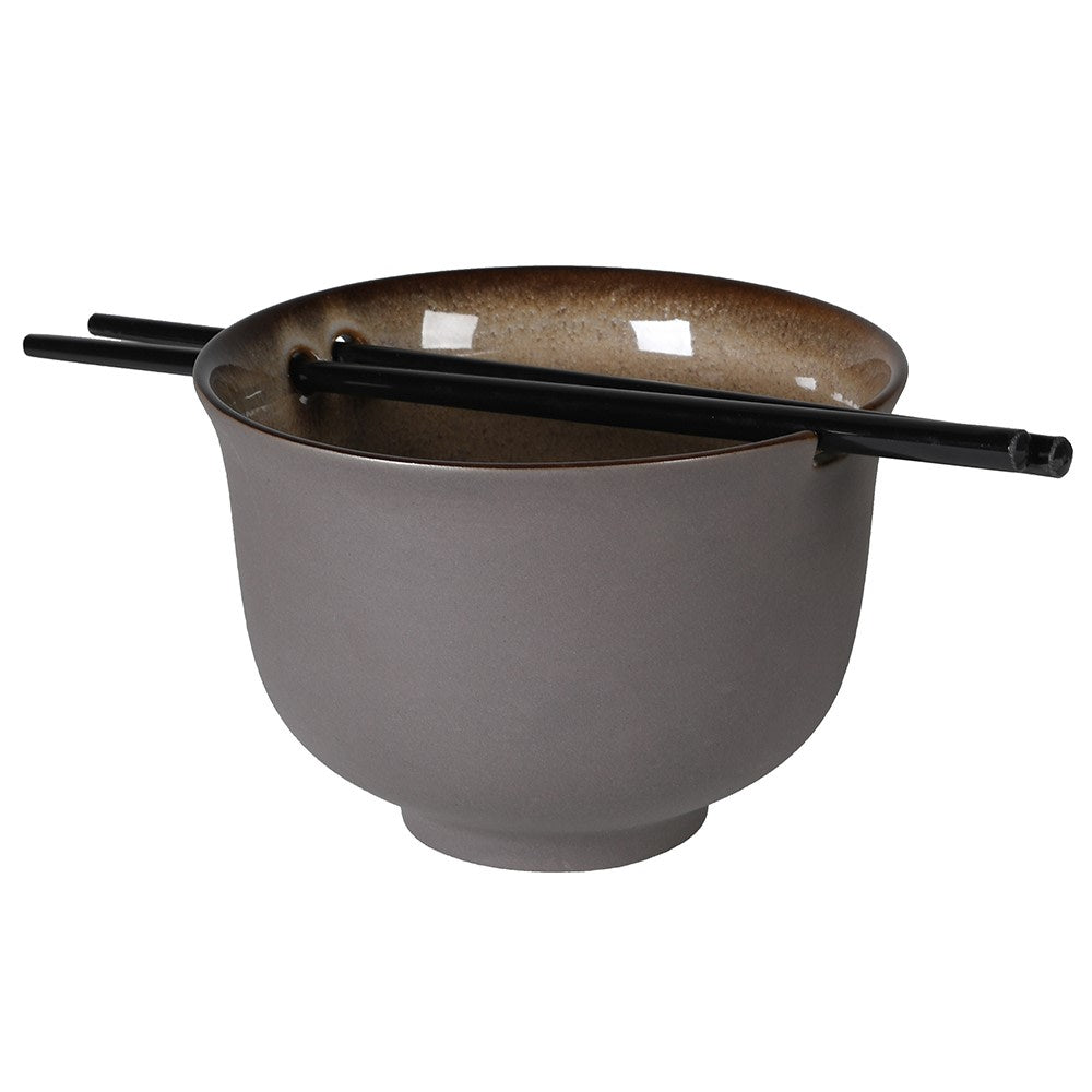 Takiya Noodles Bowls with Chopsticks (set of 2)