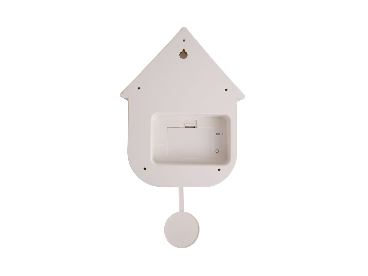 Modern Cuckoo Wall Clock (White)