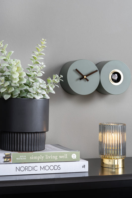 Duo Cuckoo Wall/Shelf Clock (Jungle Green)