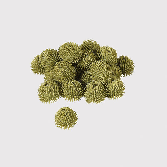 Green Echinops Balls (24)