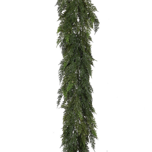 6ft. Cedar with Seeds Garland