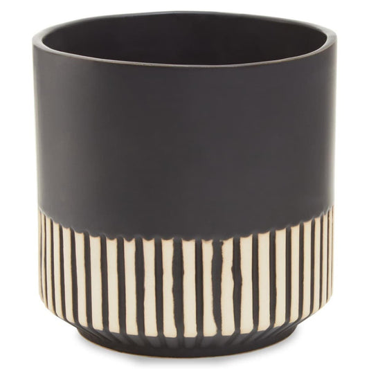 Kiso Monochrome Ceramic Planter (D15cm)