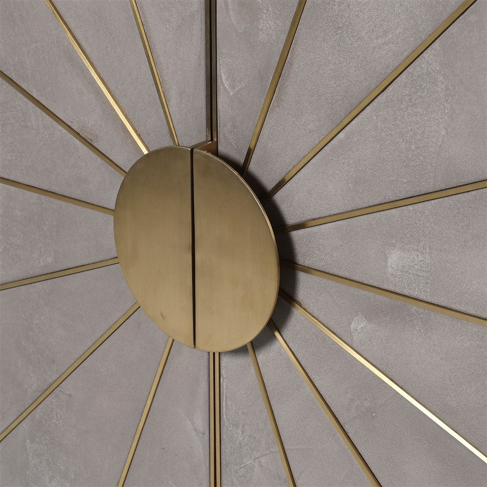 Cocoa 2 Door Sunburst Cabinet