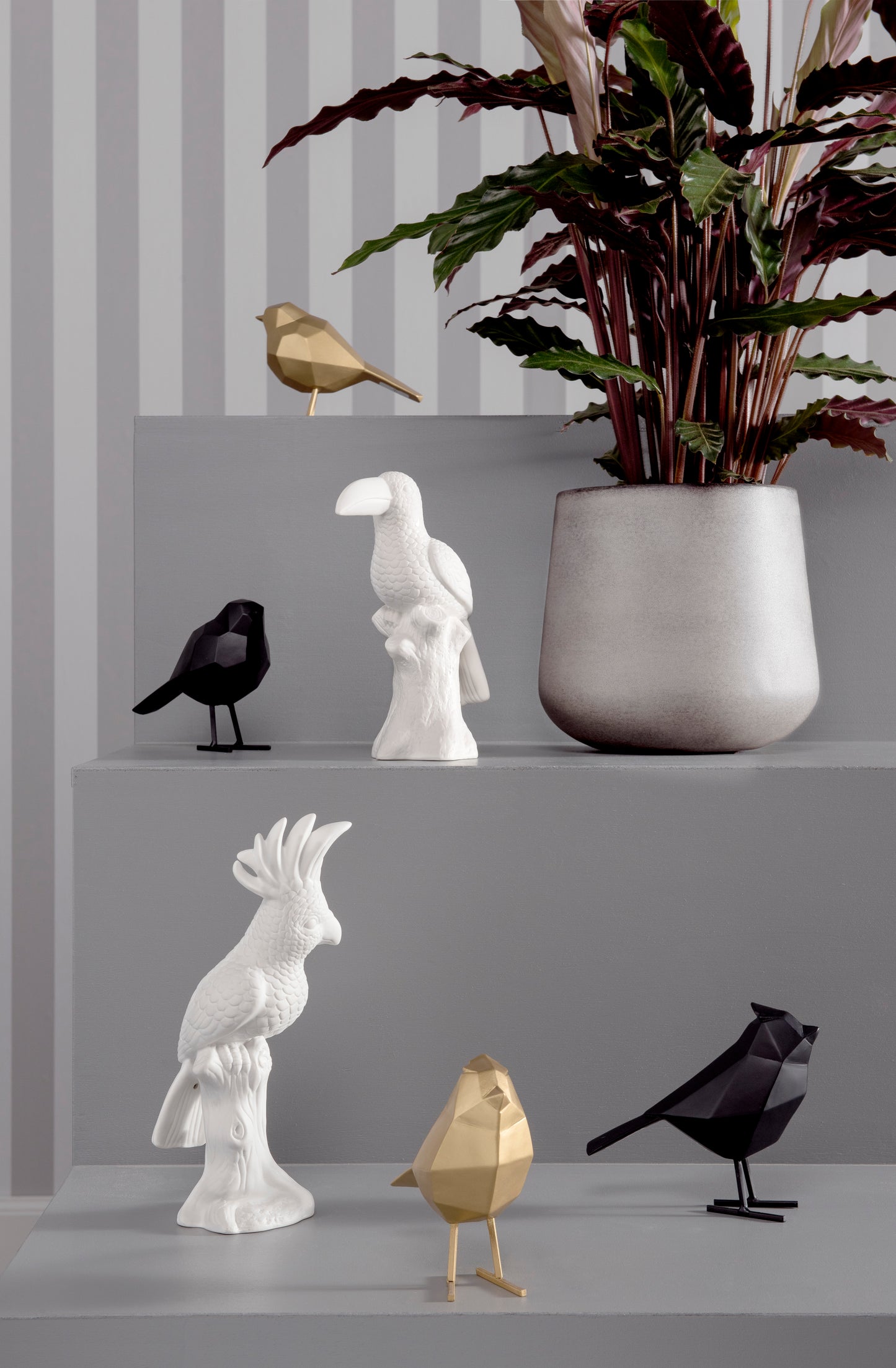 Origami Bird in Gold (small)