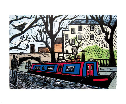 Regent Canal Walk - Birthday Card