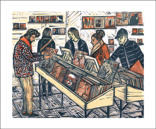 Record Shop - Birthday Card