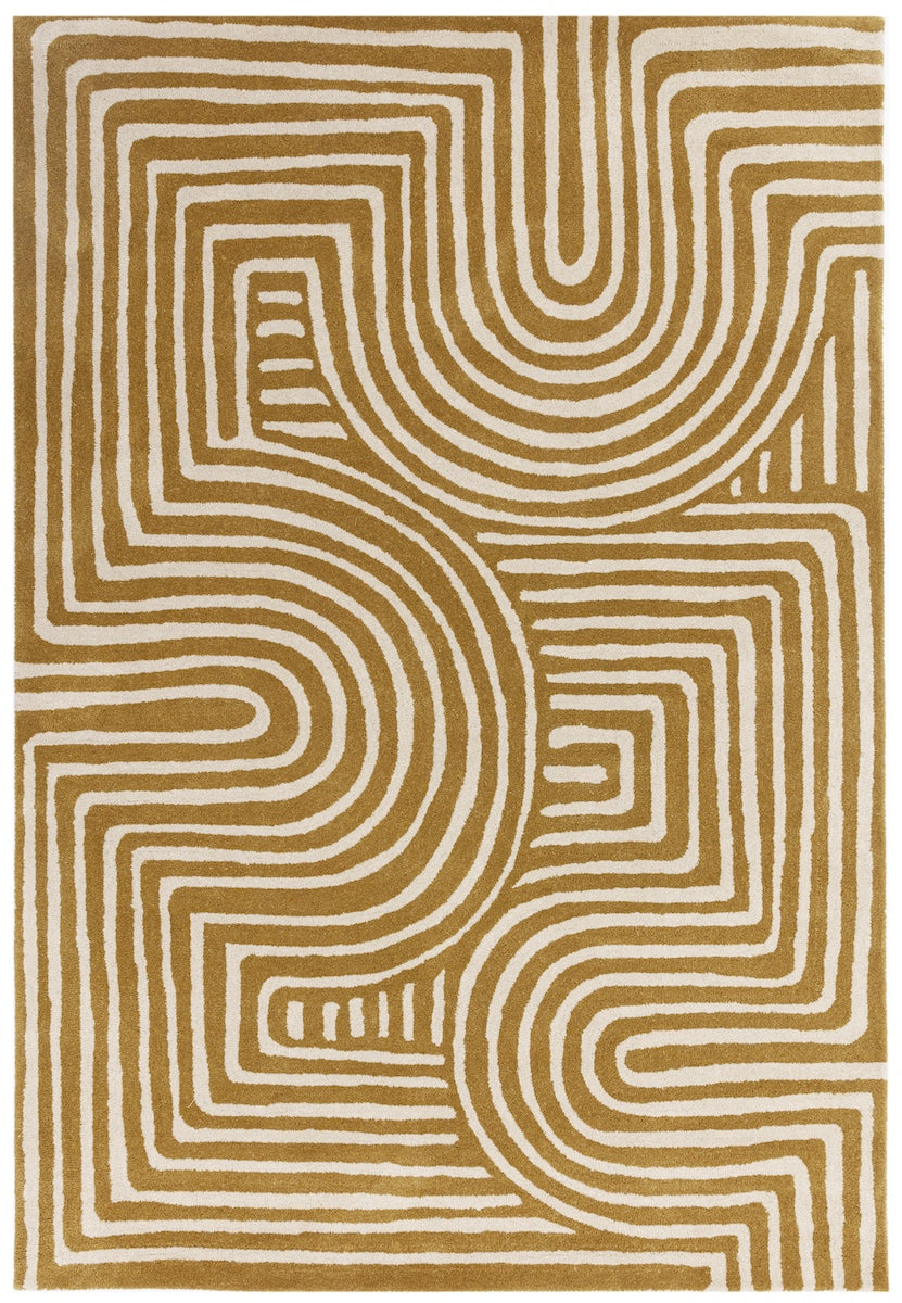 Reef Curve Rug (Ochre)